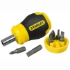 Викрутка Stanley Multibit Stubby, бітотримач 1/4", 6 біт, SL,PH,PZ - 1