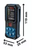 Далекомір лазерний Bosch Professional GLM 50-27 C, 0.05-50м, ±1.5мм, IP65, 0.2кг - 5