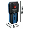 Детектор акумуляторний Bosch Professional GMS 120-27, до 120мм, 2ААх1.5В, IP54, чохол, 0.24кг - 7