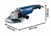 Шліфмашина кутова Bosch Professional GWS 24-230 P 230мм 2400Вт 8500об/хв 5.7кг - 20