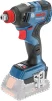 Гайковерт ударний акумуляторний Bosch Professional GDX 18V-200 C 18В 200Нм 3400об/хв М4-М14 1.2кг без АКБ та ЗП - 1