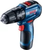 Шурупокрут-дриль ударний акумуляторний Bosch Professional GSB 12V-30 12В 2х2А·год 18·30Нм 0-420·1600об/хв кейс 0.82кг - 6
