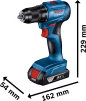 Шурупокрут-дриль акумуляторний Bosch Professional GSR 185-LI 18В 2х2.0А·год 50Нм 500·1900об/хв 0.9кг - 16