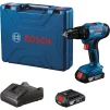 Шурупокрут-дриль ударний акумуляторний Bosch Professional GSB 183-LI 18В 2х2А·год 21-56Нм 374-1815об/хв кейс 1.2кг - 17