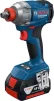 Гайковерт ударний акумуляторний Bosch Professional GDX 18V-285 18В 2x4А·год до 285Нм 3600об/хв квадрат 1/2" ЗП кейс 1.1кг - 1
