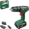 Шурупокрут-дриль акумуляторний Bosch EasyImpact 18V-40 18В 1х2А·год 20·38Нм 0-430·0-1630об/хв кейс ЗП 1.4кг - 2