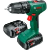 Шурупокрут-дриль акумуляторний Bosch EasyImpact 18V-40 18В 2х2А·год 20·38Нм 0-430·0-1630об/хв кейс ЗП 1.4кг - 1