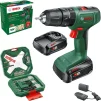 Шурупокрут-дриль акумуляторний Bosch EasyImpact 18V-40 18В 2х2А·год 20·38Нм 0-430·0-1630об/хв кейс ЗП набір 34шт (АС Xline) 1.4кг - 2