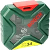 Шурупокрут-дриль акумуляторний Bosch EasyImpact 18V-40 18В 2х2А·год 20·38Нм 0-430·0-1630об/хв кейс ЗП набір 34шт (АС Xline) 1.4кг - 3