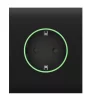 Центральна панель для вбудованої розетки Ajax CenterCover for Outlet smart, Jeweler, бездротова, чорний - 1