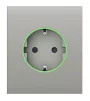 Центральна панель для вбудованої розетки Ajax CenterCover for Outlet smart, Jeweler, бездротова, oyster - 1