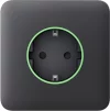 Передня панель для вбудованої розетки Ajax SoloCover for Outlet smart, Jeweler, бездротової, graphite - 2