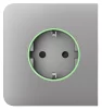 Бічна панель для вбудованої розетки Ajax SideCover for Outlet smart, Jeweler, бездротова, fog - 1