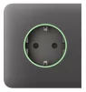 Бічна панель для вбудованої розетки Ajax SideCover for Outlet smart, Jeweler, бездротова, grey - 1