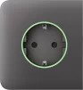 Бічна панель для вбудованої розетки Ajax SideCover for Outlet smart, Jeweler, бездротова, grey - 2