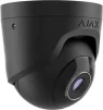 IP-Камера дротова Ajax TurretCam, 5мп, 2.8мм, Poe, True WDR, IP 65, ІЧ 35м, аудіо, кут огляду 100° до 110°, купольна, чорна - 2