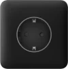 Передня панель для вбудованої розетки Ajax SoloCover for Outlet Basic, чорний - 3