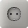 Передня панель для вбудованої розетки Ajax SoloCover for Outlet Basic, oyster - 1