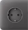 Бічна панель для вбудованої розетки Ajax SideCover for Outlet Basic, grey - 1