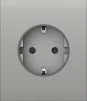 Центральна панель для вбудованої розетки Ajax CenterCover for Outlet Basic, oyster - 2