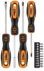 Викрутки Neo Tools 10 біт, SL,PH,Torx, сталь CrV, набір 14шт - 7