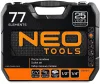Набір інструментів Neo Tools, 1/2", 1/4", CrV, 77шт - 9