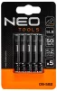 Біти Neo Tools 1/4", ударні, SL8х50мм, сталь S2, набір 5шт - 2