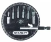 Біти Stanley, 1/4", магнітний бітотримач, SL,PZ, 25мм, кейс, набір 7шт - 1
