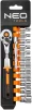 Набір торцевих головок Neo Tools, 1/4", тріскачка 90 зубців, CrV, 14шт - 8