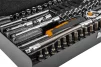 Набір інструментів Neo Tools, набір торцевих головок, 1/4", CrV, металевий кейс, 63шт - 9