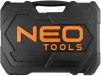 Набір інструментів Neo Tools, набір торцевих головок, 1/2", тріскачка 90 зубців, CrV, кейс, 20шт - 8