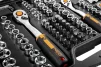 Набір інструментів Neo Tools, набір торцевих головок 1/2", 1/4", 3/8", CrV, 182шт - 9