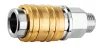 Муфта швидкознімна Neo Tools до компресора, 1/4", 16бар, нержавіюча сталь, латунь - 1