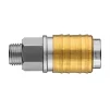 Муфта швидкознімна Neo Tools до компресора, 1/4", 16бар, нержавіюча сталь, латунь - 2