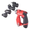 Дриль-шурупокрут акумуляторний MILWAUKEE, M12 FDDXKIT-202X, 34 Нм (+ зар.пр., 2 акум. Х2Аг, 4 насад., HD кейс) - 3