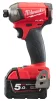 Винтоверт акумуляторний гідравлічний 1/4'' HEX MILWAUKEE, M18 FUEL FQID-502X, 50Нм (+ заряд. устройство, 2 аккум.Х 5Ач, кейс) - 2