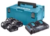 Набір акумулятора та зарядного пристрою Makita 197156-9 LXT BL1840 4х18В 4А·год ЗП DC18RD кейс Makpac 3 - 2