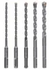 Набір бурів по бетону Bosch Professional SDS-Plus, 6-12мм, кейс, 5шт - 1