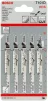 Полотно пиляльне для електролобзика Bosch Professional по дереву T101D, 5шт - 3