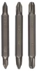 Біти двосторонні Bosch PH/PH 1/2/3, 60мм, 3шт - 2
