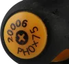 Викрутка Tolsen Ерго хрестова, PH0х75мм, сталь CrV - 4
