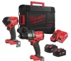 Набір з двох інструментів безщіткових Milwaukee M18FPP2A3-502X, 4933480873 , (комбінований дриль M18FPD3, ударний шуруповерт M18 - 2