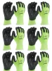 Рукавиці робочі сигнальніHi-Vis MILWAUKEE, з опором порізам 1/A рівня, розмір 10/XL, (12шт) - 1