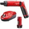 Викрутка акумуляторна MILWAUKEE M4 D-202B, (+ заряд. пристрій, 2 акум.Х2Аг, сумка для інструментів) - 2