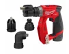 Дриль-шурупокрут акумуляторний MILWAUKEE, M12 FDDXKIT-202X, 34 Нм (+ зар.пр., 2 акум. Х2Аг, 4 насад., HD кейс) - 2
