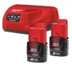 Акумулятор Li-Ion MILWAUKEE, M12 NRG-202 (+ заряд.пристрій, 2 акум.Х 2Аг) - 1