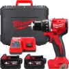 Дриль-шуруповерт акумуляторний безщітковий M18 BLDDRC-402C, крутний момент 60 Нм MILWAUKEE (+ заряд.пристрій, 2 акум., HD кейс) - 1