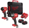 Набір з двох інструментів безщіткових Milwaukee M18FPP2A3-502X, 4933480873 , (комбінований дриль M18FPD3, ударний шуруповерт M18 - 1