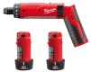 Викрутка акумуляторна MILWAUKEE M4 D-202B, (+ заряд. пристрій, 2 акум.Х2Аг, сумка для інструментів) - 1