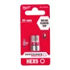 Біта SHOCKWAVE MILWAUKEE, Hex5, 25мм, (2шт) - 2